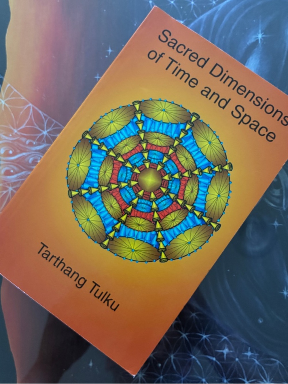 Sacred Dimensions of Time and Space - Orange Mandala Book